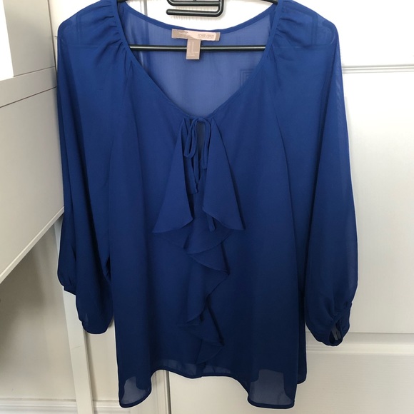 NWOT Forever 21 Sheer Blouse - Picture 1 of 3
